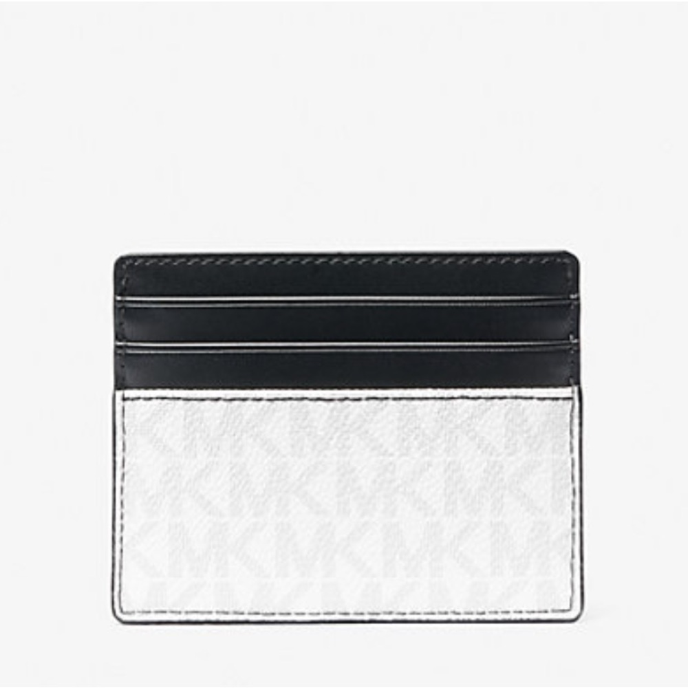 GIVEAWAY MICHAEL KORS Cooper Graphic Logo Tall Card Case NWT - Picture 2 of 2